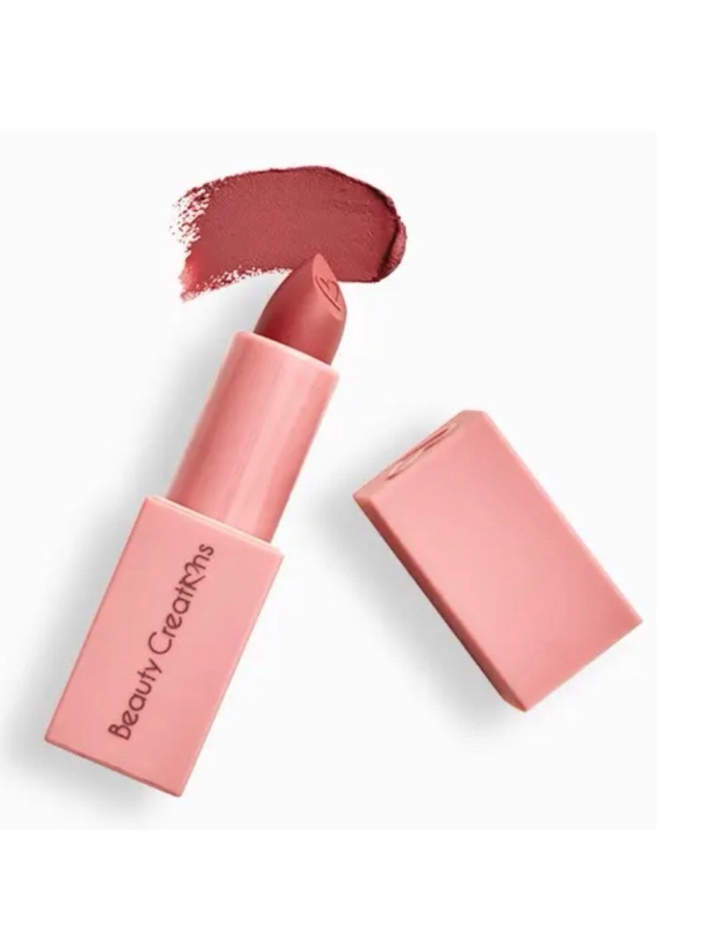 BEAUTY CREATIONS COSMETICS Tease Me Soft Matte Lipstick in Late Date (Rose) New